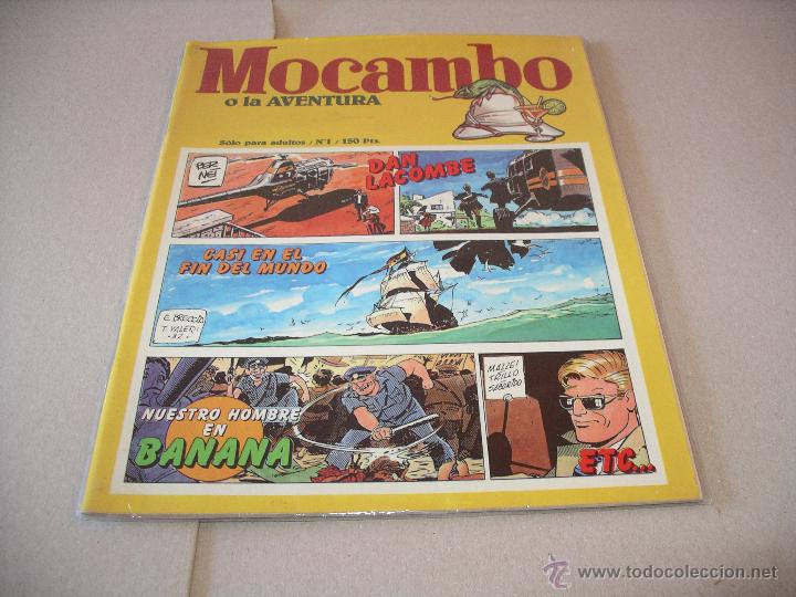 C&oacute;mics: MOCAMBO N&ordm; 1 DAN LACOMBE BERNET BRECCIA J. ORTIZ EDICIONES METROPOL - Foto 1