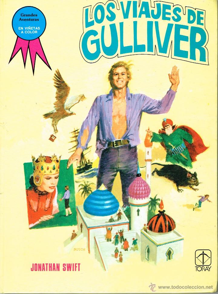 C&oacute;mics: Los Viajes de Gulliver.Dibujos de A.Guerrero.Edit. Ferma. - Foto 1
