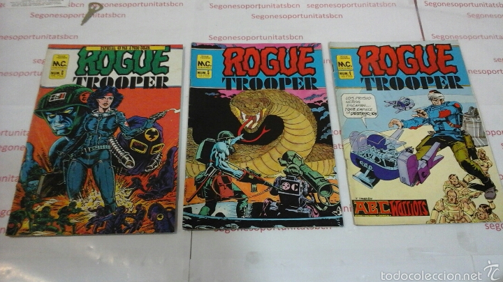 C&oacute;mics: LOTE - ROGUE TROOPER - N&deg;4, 5 Y 6 - MC. EDICIONES - Foto 1
