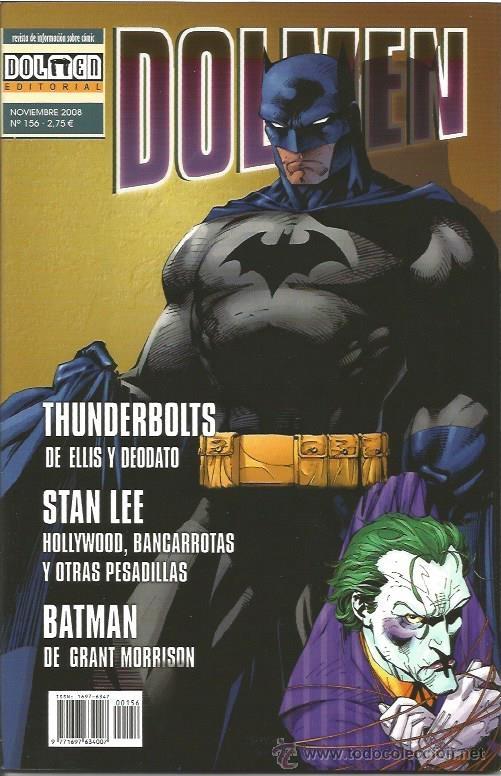 C&oacute;mics: DOLMEN # 156 (DOLMEN,2008) - THUNDERBOLTS - STAN LEE - BATMAN - GRANT MORRISON - Foto 1