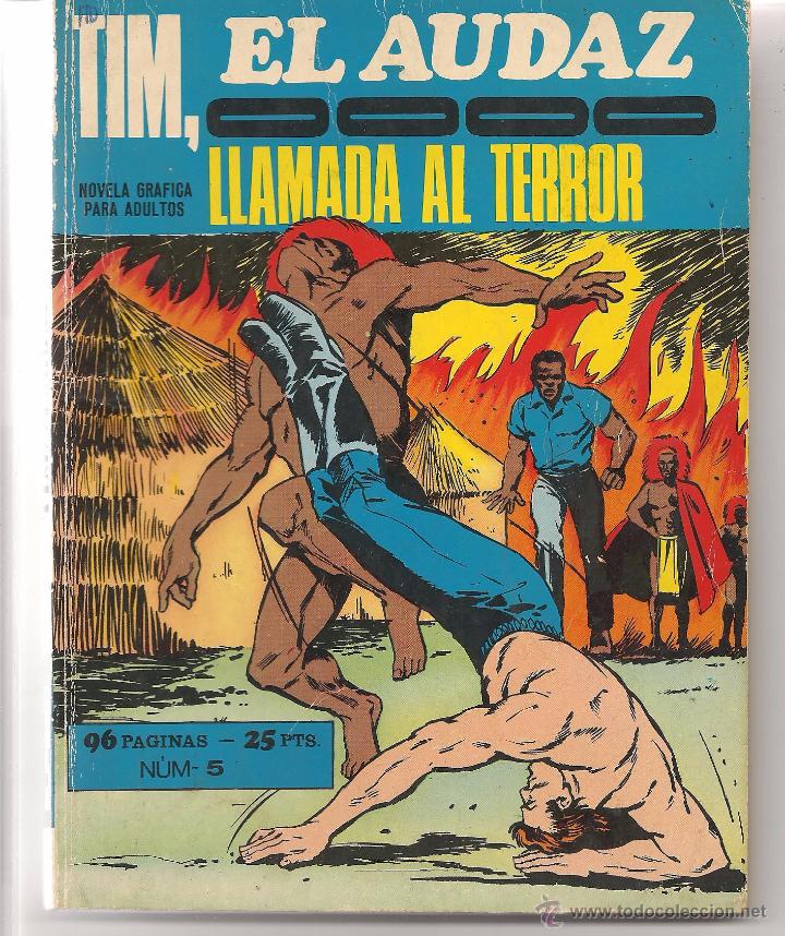 C&oacute;mics: TIM, EL AUDAZ. N&ordm; 5. LLAMADA AL TERROR. EUREDIT  (P/D41) - Foto 1