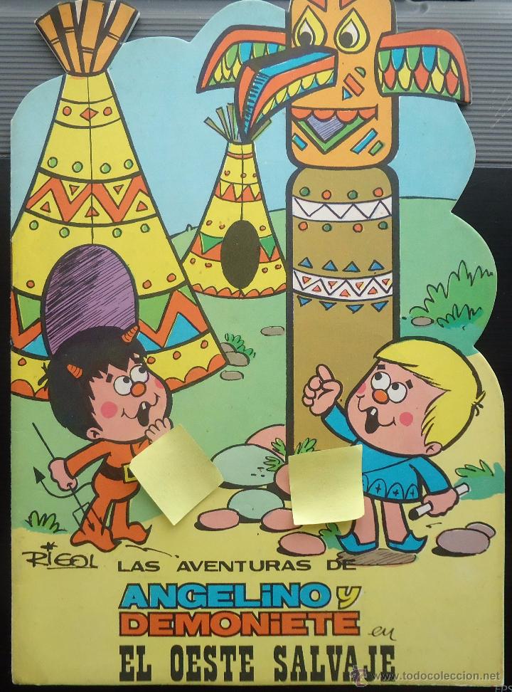 C&oacute;mics: tebeo cuento troquelado angelino demoniete infantil dibujos animados ediciones punto oeste salvaje