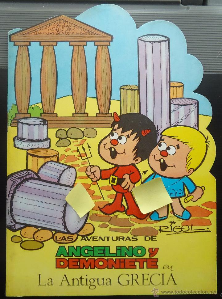 C&oacute;mics: tebeo cuento troquelado angelino demoniete infantil dibujos animados ediciones punto antigua grecia