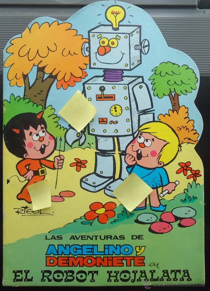 C&oacute;mics: tebeo cuento troquelado angelino demoniete infantil dibujos ediciones punto robot ciencia ficcion