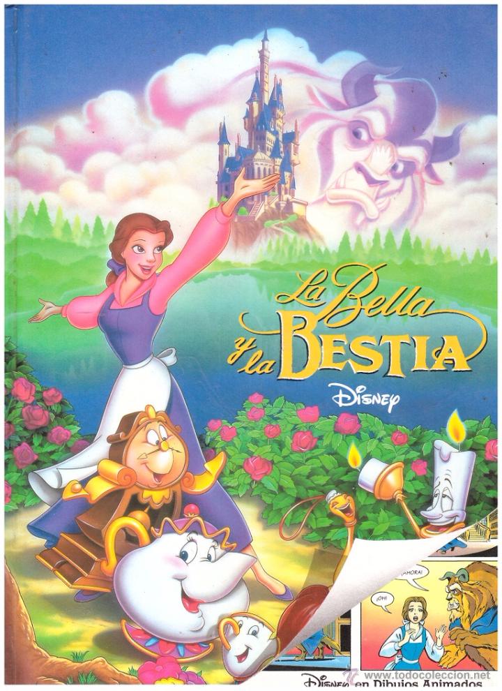 C&oacute;mics: Comic La Bella y la Bestia; Disney-RBA, a&ntilde;o 1993 - Tapas duras - Foto 1