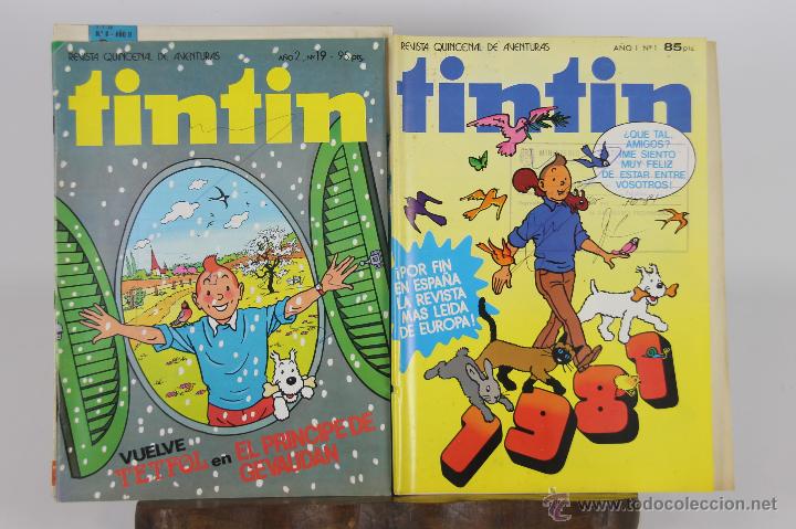 C&oacute;mics: 5742 - COMIC TINTIN. VARIAS EDICIONES. A&Ntilde;OS 60/80. 5 EJEMPLARES. - Foto 1