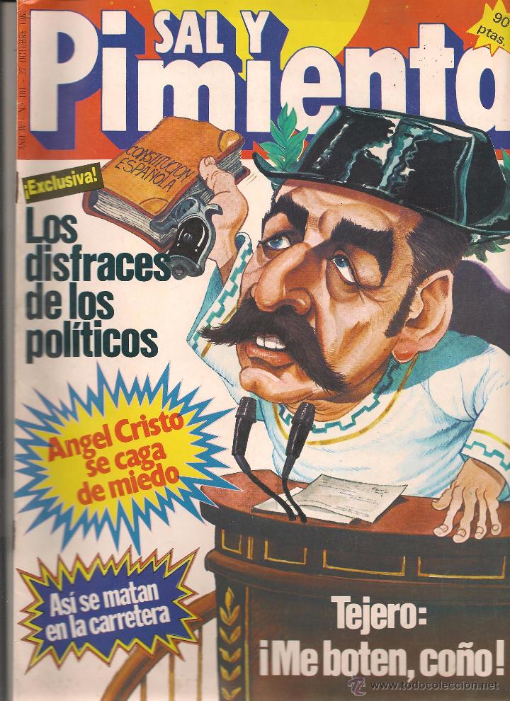 C&oacute;mics: SAL Y PIMIENTA. LOS DISFRACES DE LOS POL&Iacute;TICOS.  (C/A45) - Foto 1