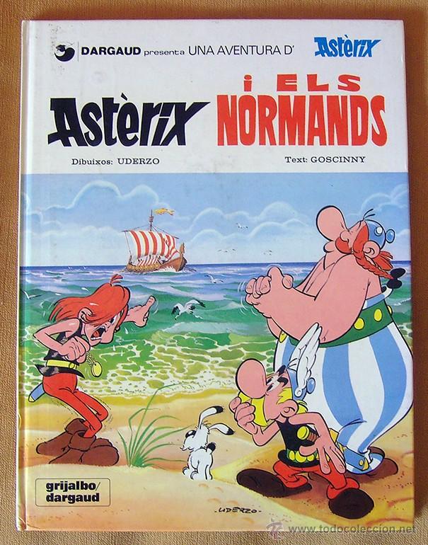 C&oacute;mics: DARGAUD . ASTERIX I ELS NORMANDS . CARTON&Eacute; . EN CATAL&Aacute;N - Foto 1