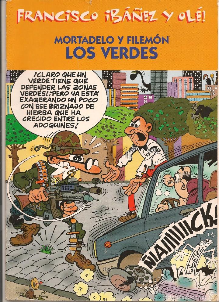 C&oacute;mics: FRANCISCO IB&Aacute;&Ntilde;EZ Y OL&Eacute;!. MORTADELO Y FILEM&Oacute;N. LOS VERDES.  2001. (C/A47) - Foto 1