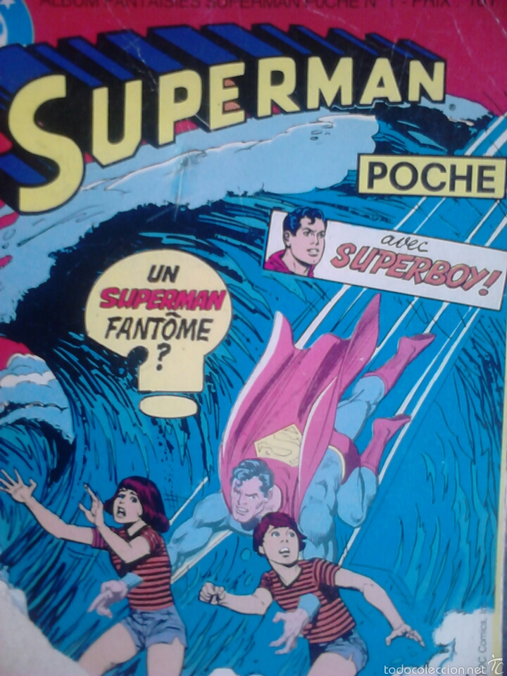 C&oacute;mics: Superman comic tama&ntilde;o bolsillo en franc&eacute;s - Foto 1