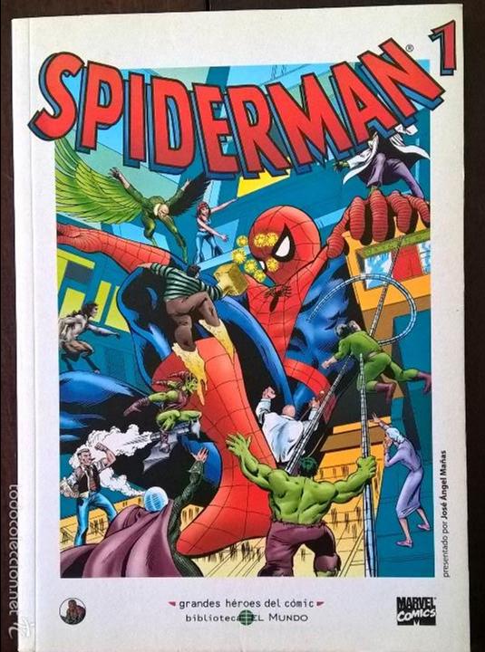 C&oacute;mics: COMIC SPIDERMAN. GRANDES HEROES DEL COMIC.BIBLIOTCA EL MUNDO - Foto 1