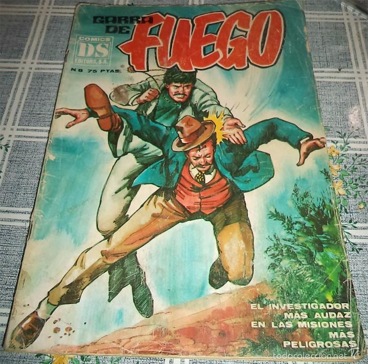 C&oacute;mics: GARRA DE FUEGO N.&ordm; 8 COMIC D.S. 1981 Defectos en la pasta - Foto 1