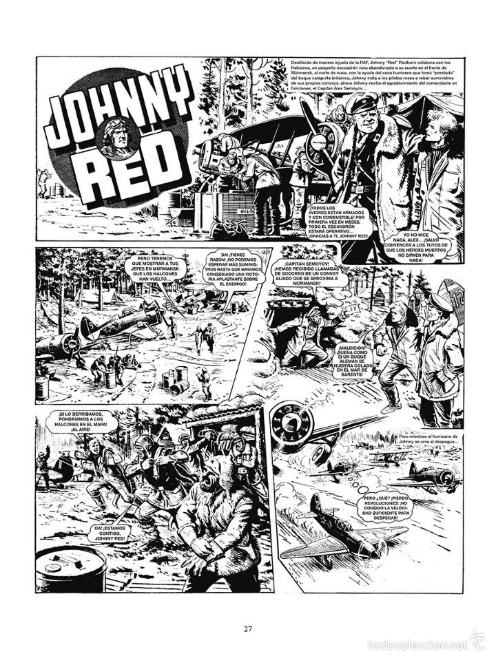 C&oacute;mics: C&oacute;mics. Johnny Red integral - Tom Tully/Joe Colquhoun (Carton&eacute;) - Foto 2