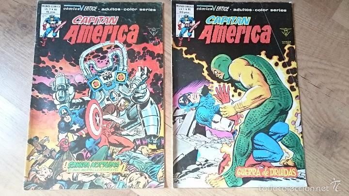 C&oacute;mics: 1 solo comic tebeo c&oacute;mics capit&aacute;n Am&eacute;rica vertice a&ntilde;os 80 - Foto 1