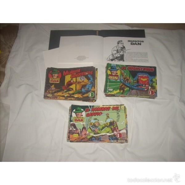 C&oacute;mics: Inspector Dan. Reedici&oacute;n en facs&iacute;mil. Completa, 72 ejemplares. - Foto 1