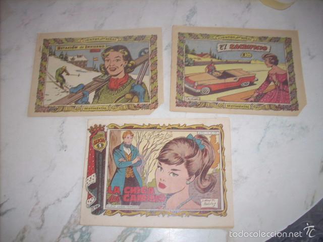 Comics : 3 tebeos de ni&ntilde;a. Colecci&oacute;n sentimental n&ordm; 66 y 68 y Colecci&oacute;n Alicia n&ordm; 162