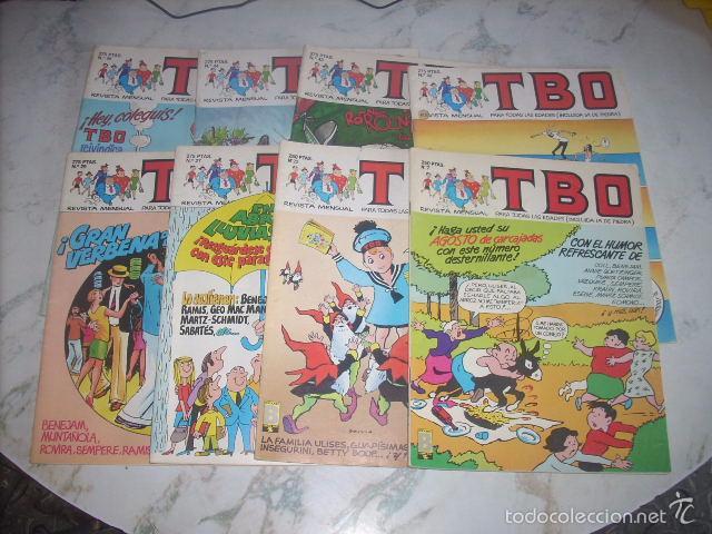 Comics : TBO, ediciones B. N&ordm; 7, 22, 27, 29, 42, 43, 44 y 45