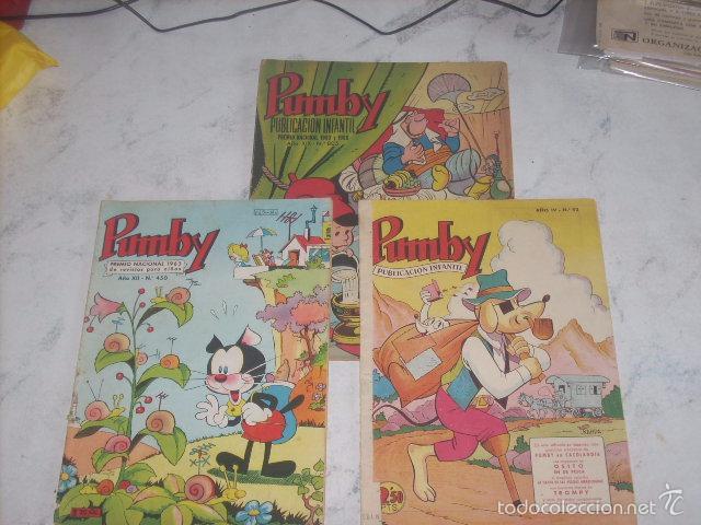 C&oacute;mics: Pumby. Lote de tres ejemplares. N&ordm; 92, 450 y 805 - Foto 1