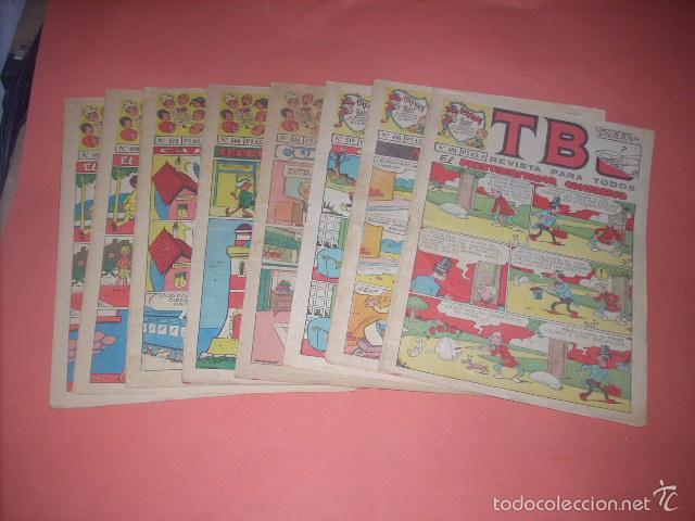 Comics : Lote de 8 TBO. N&ordm; 481, 496, 518, 533, 566, 578 y 606 (2)