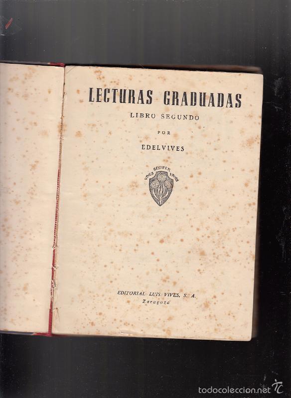 C&oacute;mics: Lecturas. Libro segundo. Editorial Luis Vives, 1.955 - Foto 2
