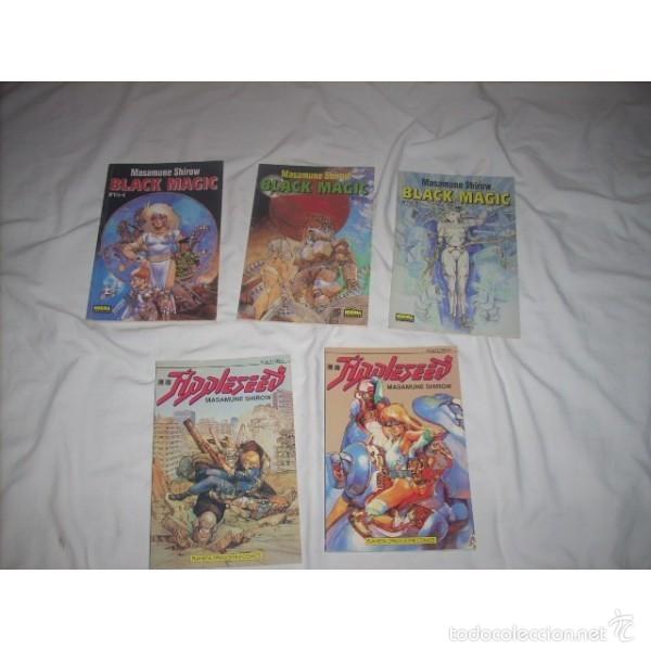 C&oacute;mics: Lote Masamune Shirow. 5 ejemplares. 3 Black Magic + 2 Appleseed - Foto 1