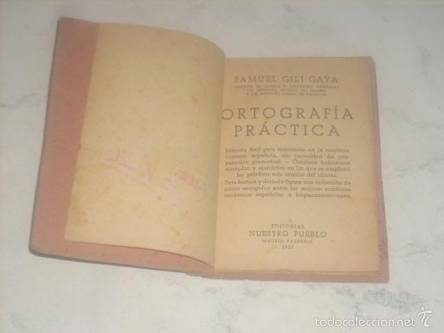 C&oacute;mics: Ortograf&iacute;a Pr&aacute;ctica. Samuel Gili Gaya, 1.937 - Foto 1