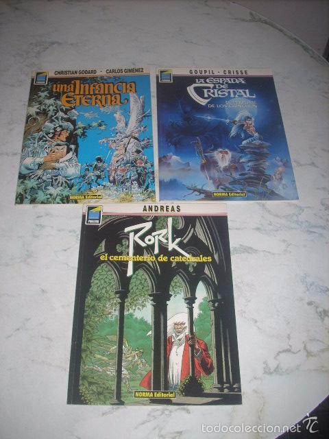 Comics : Colecci&oacute;n Pandora, n&ordm; 13, 14 y 25, de Norma Editorial. A&ntilde;os 1.990 y 1.991