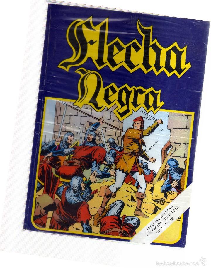C&oacute;mics: FLECHA NEGRA COLECCI&Oacute;N COMPLETA 12 N&Uacute;MEROS - REEDICI&Oacute;N URSUS - Foto 1
