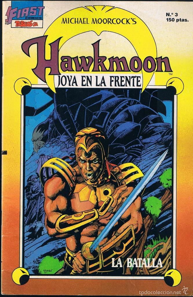 C&oacute;mics: HAWKMOON JOYA EN LA FRENTE N&ordm; 3 - FIRST COMICS TEBEOS SA 1988 - Foto 1