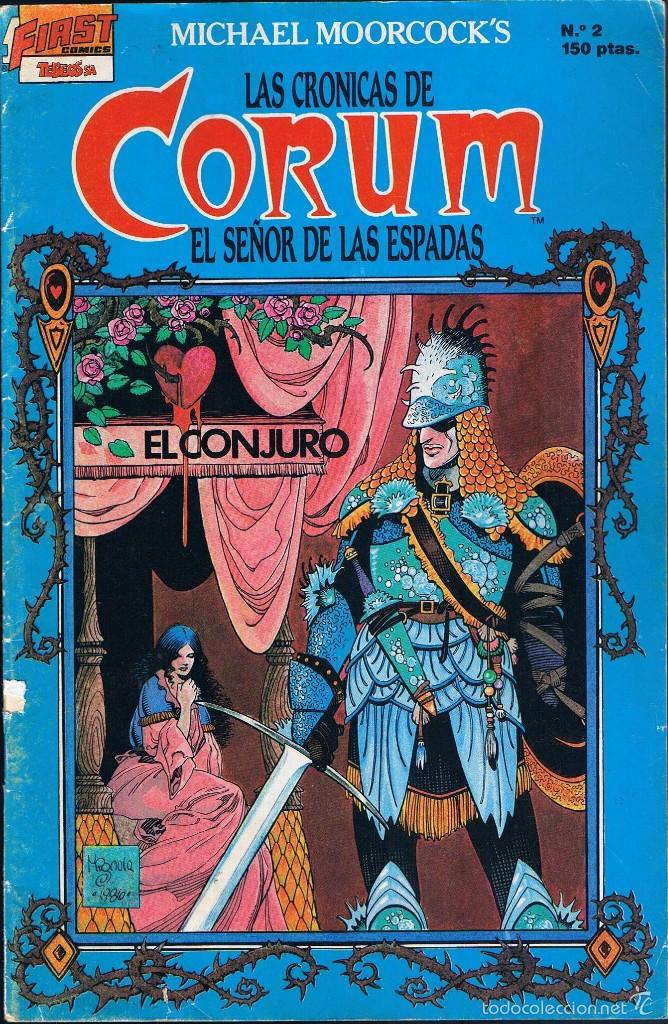 C&oacute;mics: LAS CRONICAS DE CORUM EL SE&Ntilde;OR DE LAS ESPADAS N&ordm; 2 - FIRST COMICS TEBEOS SA 1988 - Foto 1