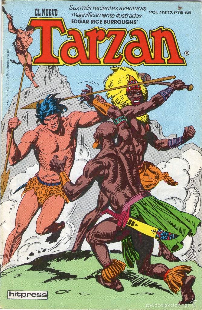 C&oacute;mics: TARZAN - VOL. 1 N&ordm; 17 - LA PLUMA BLANCA - HITPRESS - A&Ntilde;O 1981. - Foto 1
