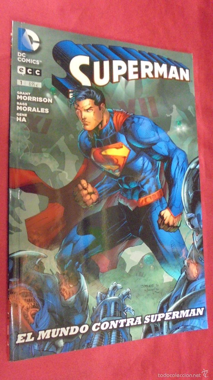 C&oacute;mics: SUPERMAN. N&ordm; 1. EL MUNDO CONTRA SUPERMAN . ECC EDICIONES. - Foto 1