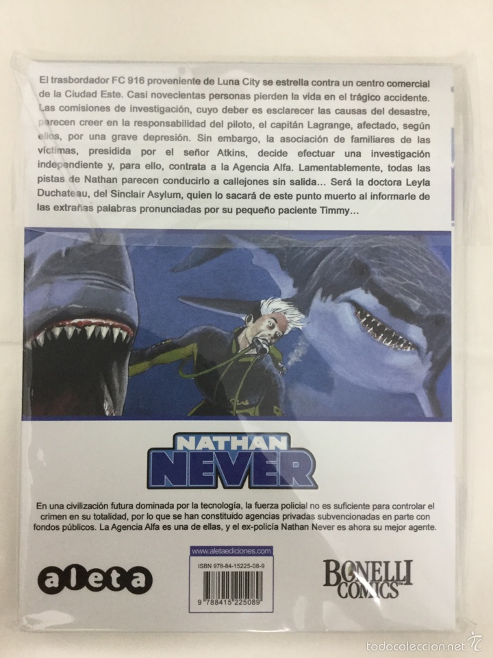 C&oacute;mics: NATHAN NEVER: LAS BANDAS DE LA CIUDAD - ALETA EDICIONES - Foto 2