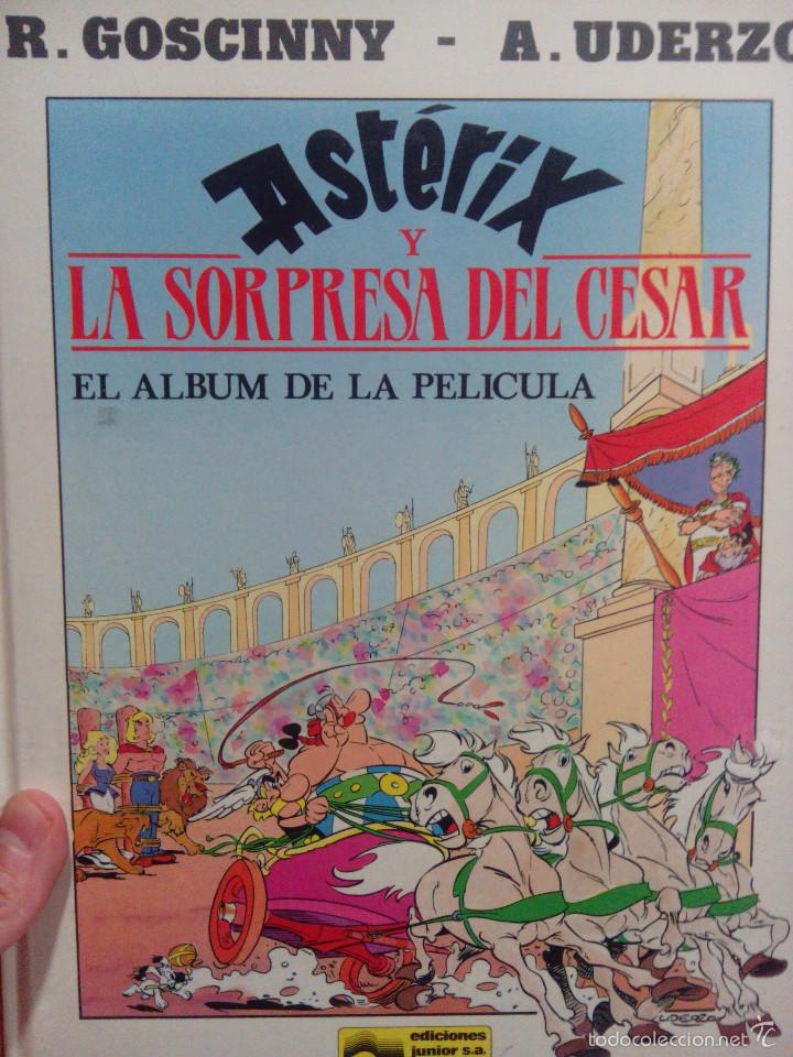 C&oacute;mics: ASTERIX Y LA SORPRESA DEL CESAR EL ALBUM DE LA PELICULA EDICIONES JUNKER - Foto 1