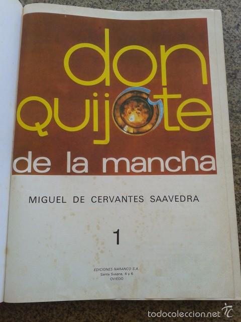 C&oacute;mics: DON QUIJOTE DE LA MANCHA -- 6 TOMOS -- EDICIONES NARANCO - 1979 -- - Foto 3