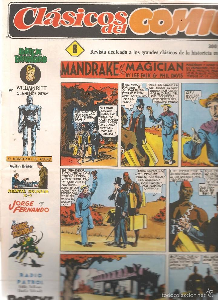 C&oacute;mics: CLASICOS DEL COMIC. N&ordm; 8. EDITORIAL COMPLOT 1988. (B/A60) - Foto 1
