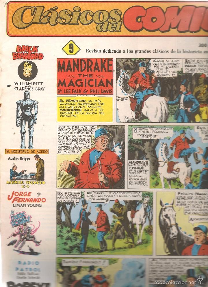 C&oacute;mics: CLASICOS DEL COMIC. N&ordm; 9. EDITORIAL COMPLOT 1988. (B/A60) - Foto 1