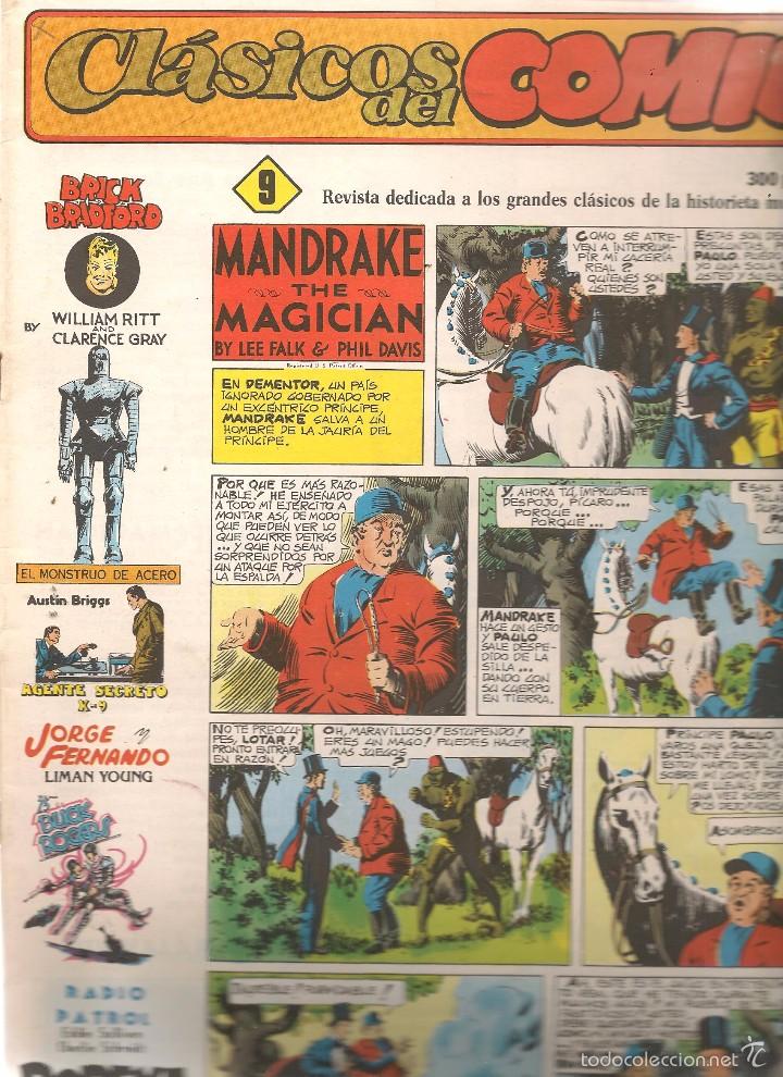 Fumetti: CLASICOS DEL COMIC. N&ordm; 9. EDITORIAL COMPLOT 1988. (B/A60)