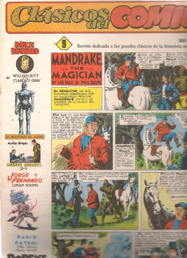 Fumetti: CLASICOS DEL COMIC. N&ordm; 9. EDITORIAL COMPLOT 1988. (B/A60)