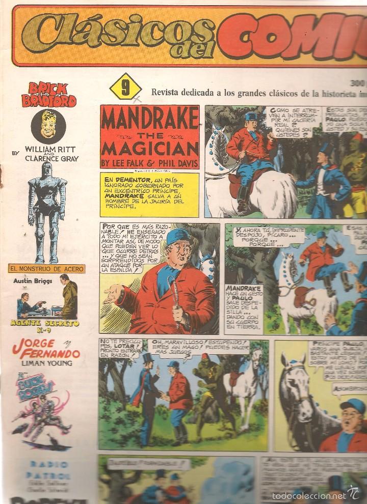 Comics: CLASICOS DEL COMIC. N&ordm; 9. EDITORIAL COMPLOT 1988. (B/A60)
