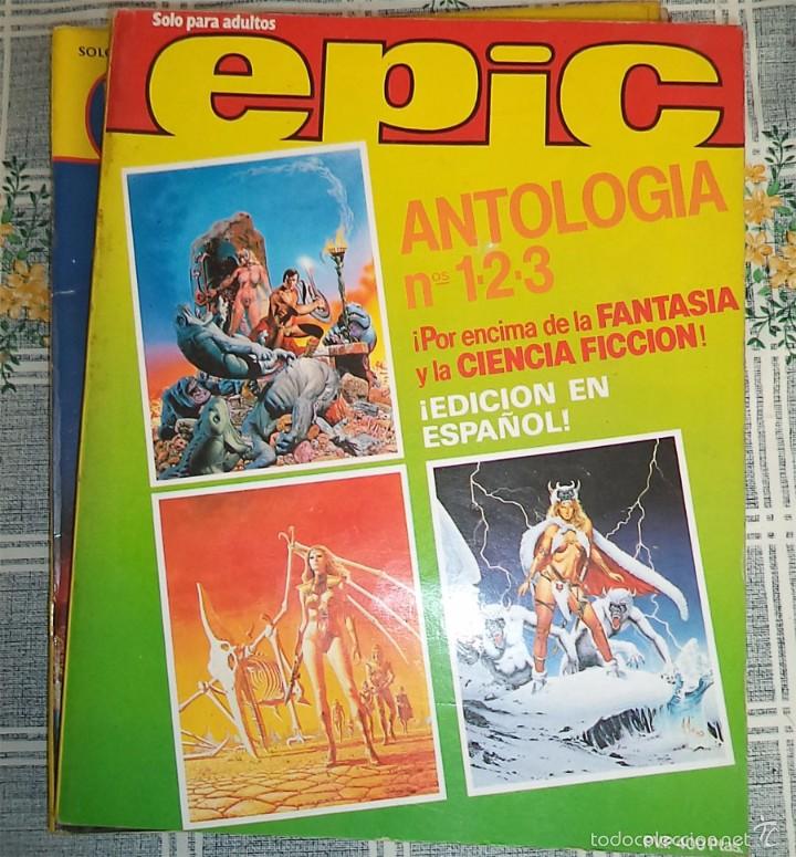 Comics: EPIC ANTOLOGIA TOMO CON LOS NUMEROS 1 &ndash; 2 &ndash; 3 REVISTA COMIC FANTASIA