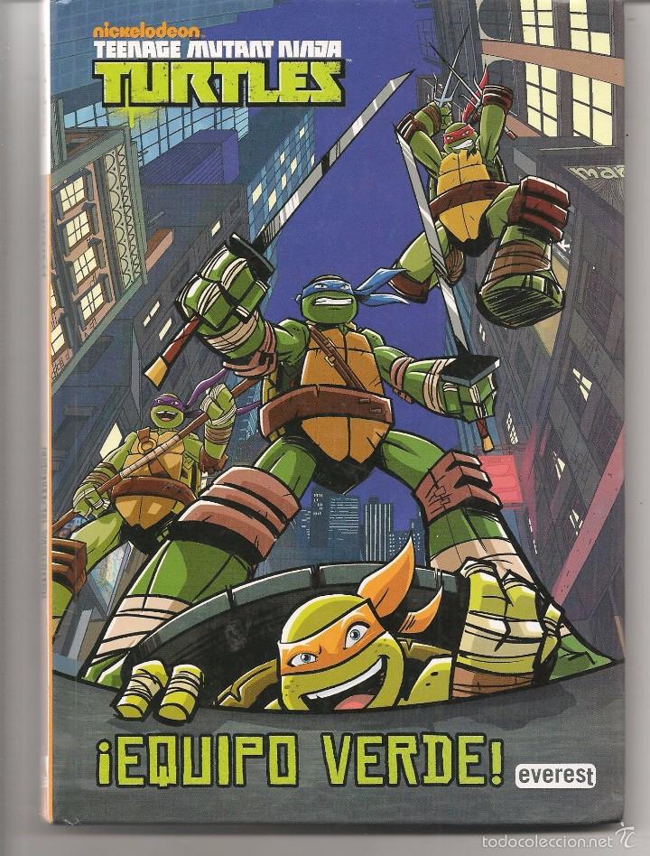 C&oacute;mics: TURTLES. NINJA. &iexcl;EQUIPO VERDE!. EVEREST. (C/A50) - Foto 1