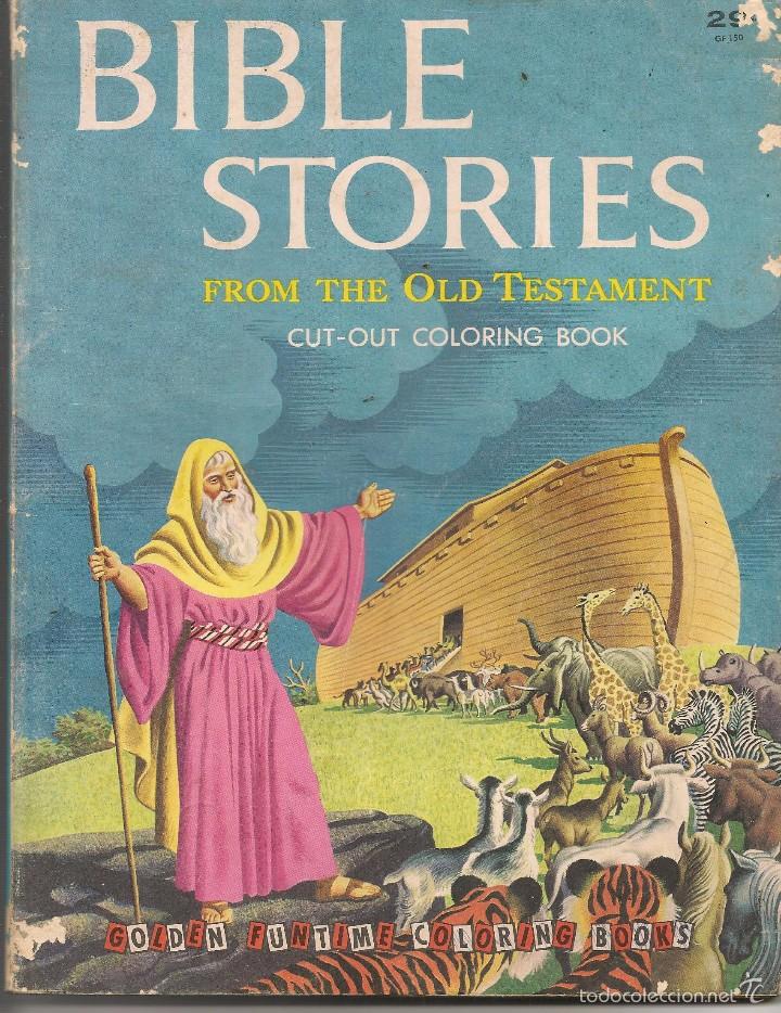 C&oacute;mics: BIBLE STORIES. CUT-OUT COLORING BOOK. (C/A50) - Foto 1