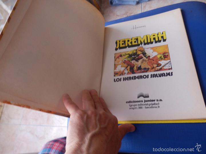 C&oacute;mics: JEREMIAH NUM. 3 LOS HEREDEROS SALVAJES - HERMANN - EDICIONES JUNIOR 1981 - Foto 4