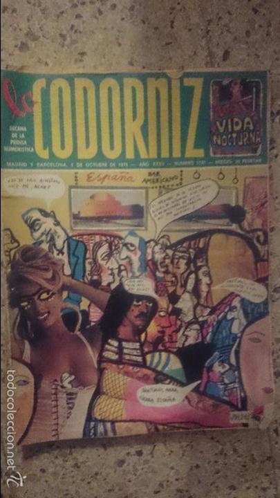 C&oacute;mics: LA CODORNIZ N&ordf;1737. 5 DE OCTUBRE DE 1975. -C5 - Foto 1