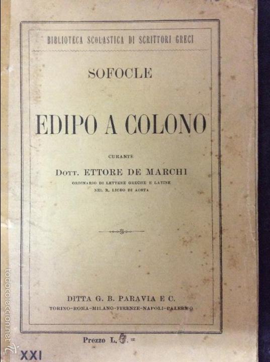 C&oacute;mics: sofocle edipo  a colono - Foto 1