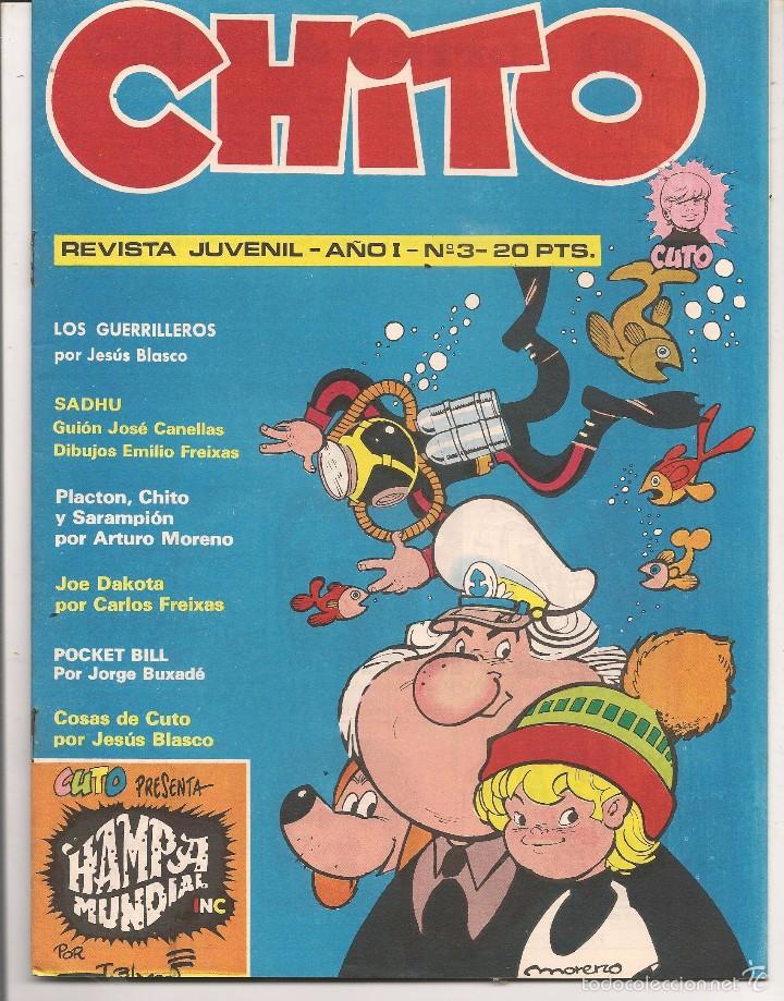 C&oacute;mics: CHITO. N&ordm; 3. EDITOR JUAN MART&Iacute; PAV&Oacute;N. 1974. (C/A49) - Foto 1