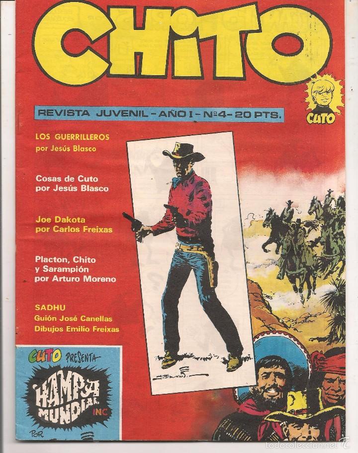 C&oacute;mics: CHITO. N&ordm; 4. EDITOR JUAN MART&Iacute; PAV&Oacute;N. 1974. (C/A49) - Foto 1