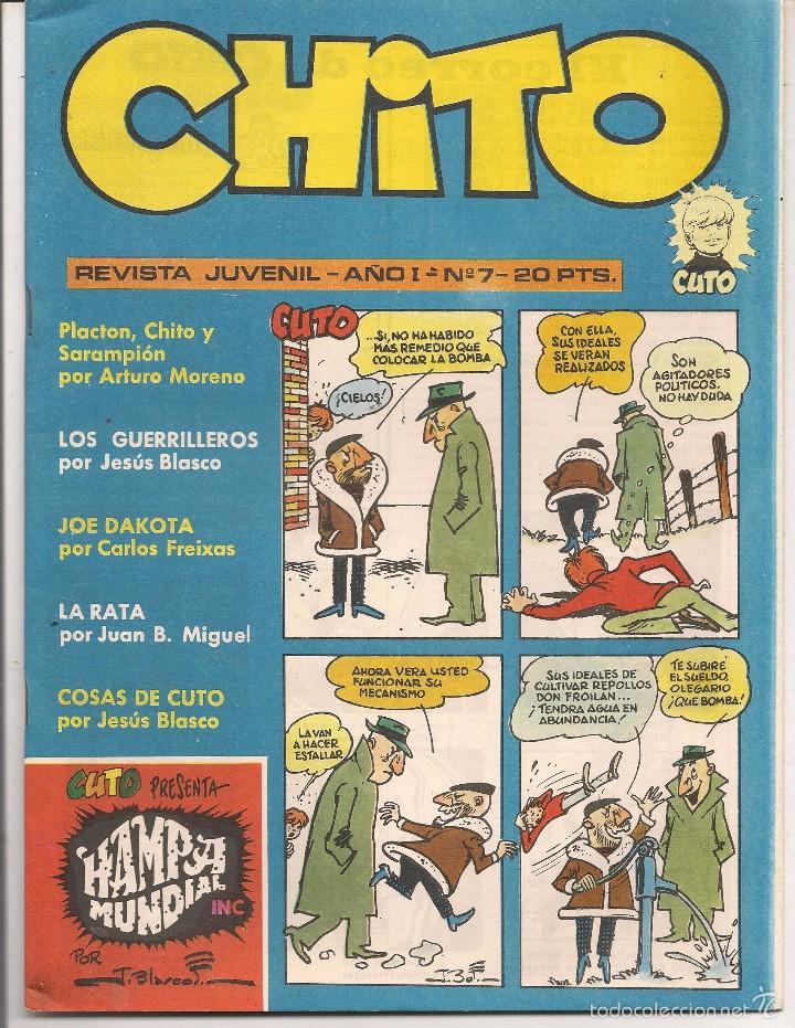 C&oacute;mics: CHITO. N&ordm; 7. EDITOR JUAN MART&Iacute; PAV&Oacute;N. 1974. (C/A49) - Foto 1