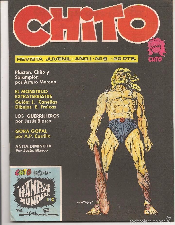 C&oacute;mics: CHITO. N&ordm; 9. EDITOR JUAN MART&Iacute; PAV&Oacute;N. 1974. (C/A49) - Foto 1